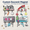 OEM Custom Design Miami Souvenir 3D Metal Fridge Magnet