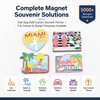 OEM Custom Design Miami Souvenir 3D Metal Fridge Magnet