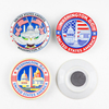 Custom Logo UV Printing 3D Washington, D.C. Tourist Souvenir Ceramic Plate Fridge Magnet