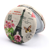 Custom Printing Logo Tourism Souvenir Round Heart Shape Mini Cosmetic Pocket Mirror
