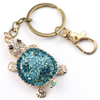 Custom Rhinestone Keychain Personalized Design Luxury Souvenir Gifts Metal Keyring Key Chain