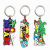 Factory Personalized Design Beach Florida Tourist Gifts Metal Custom Miami Souvenir Keychain