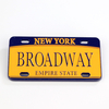 Custom Design Embossed Tourist Souvenir Decorative Car License Plate Fridge Magnet