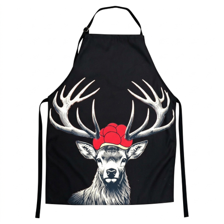 Wholesale Custom Logo Digital Printing Countries Tourist Souvenir Gift Kitchen Cotton Canvas Apron