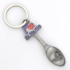 Wholesale Custom Design Souvenir Metal Bottle Opener Mini Spoon Keychain