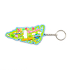 Wholesale Customized Singapore Tourist Souvenir Silicone PVC Keychain 3D Soft Rubber Key Chain