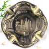 Custom Design Zinc Alloy Singapore Souvenir Metal Ash Tray Metal Cigarette Cigar Ashtray