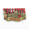 Factory Customised Made Zinc Alloy Malta Tourist Souvenir 3d Metal Fridge Magnet