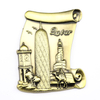 OEM Custom Your Idea Design Zinc Alloy Metal 3d Tourist Souvenir Qatar Fridge Magnet