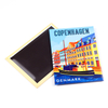 Custom Logo Tin Plate Fridge Magnet Denmark Copenhagen Souvenir Metal Tinplate Refrigerator Magnet