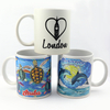 Custom Printed Logo Mug 11oz Alaska Souvenir Coffee Ceramic Mugs