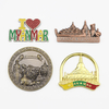 Custom Your Idea Myanmar Souvenir Magnet 3D Metal Refrigerator Fridge Magnet