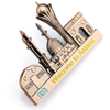 Custom Design Kazakhstan Astana Souvenir 3D Metal Fridge Magnet