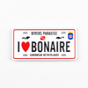 Customised Made Bonaire Souvenir Metal Car License Plate Fridge Magnet for Gift Shop