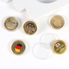 Customized Engraved Logo Sliver Gold Commemorative Coin Metal Souvenir Coin