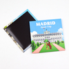 Customized Spain Madrid Souvenir Tinplate Fridge Magnet Landmark Metal Tin Plate Refrigerator Magnet