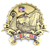 Customised Made Zinc Alloy Iceland Viking Souvenir Metal Fridge Magnet