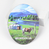 Customized Design Mongolia Souvenir Aluminum Foil Refrigerator Fridge Magnet