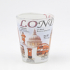 Personalized Customised Logo Printed Decal London Souvenir Wine Mini Glass Shot Glasses