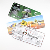 Personalized Logo Size Tourist Souvenir Craft Decoration Aluminum Car License Plate Custom
