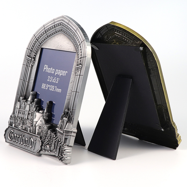 Customised Made Zinc Alloy Countries City Souvenir 3D Metal Picture Photo Frame