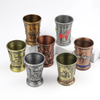 OEM Manufacture Customised Design Zinc Alloy Tourist Gift Souvenir Metal Shot Glasses
