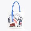 Customized Canvas Polyester Shopping Bag Eco Reusable City Tourist Souvenir Tote Bag with Logo