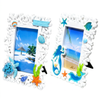 OEM Manufacturer Custom Beach Island Souvenir 3D Resin Picture Photo Frame