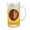 Personalized Custom Engraved Logo Sweden Norway Tourist Souvenir Glass Beer Stein Mug