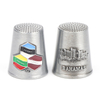 Factory Customized Logo Zinc Alloy Sewing Finger Metal Tourist Souvenir Thimble