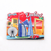 Customized Creative Dubai Tourism Souvenir 3D Resin Mangetic Refrigerator Magnet for Fridge Decor