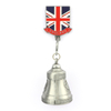 Personalized Logo Portugal Denmark Tourist Souvenir Custom Metal Bell Shape 3D Fridge Magnet