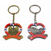 Factory Custom Design Zinc Alloy 3D Norway Tourist Souvenir Keychain Metal Keychain