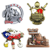 Factory Supplier ODM OEM Custom Countries City Tourism Souvenir Fridge Magnet with Pendant