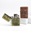 Wholesale Custom Logo Souvenir Lighter Windproof Kerosene Metal Cigarette Lighter