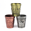 Manufacture Personalized Tourist Souvenir Shot Glass Custom Zinc Alloy Metal Shot Glasses Souvenir