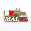 Factory Customised Made Zinc Alloy Malta Tourist Souvenir 3d Metal Fridge Magnet