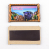 Customized Made Park Landmark Souvenir Two Layer 3d Epoxy Mdf Wooden Magnet Wood Fridge Magnets