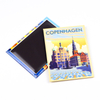 Custom Logo Tin Plate Fridge Magnet Denmark Copenhagen Souvenir Metal Tinplate Refrigerator Magnet