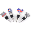 Custom Logo Creative Tourist Souvenir Metal 3d Decorative Cork Bottle Wine Stoppers