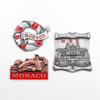 Manufacture Customised Made Zinc Alloy Metal Monaco Souvenir Fridge Magnet Souvenir