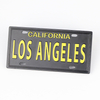 Wholesale Custom Embossed Logo Metal Los Angeles City Souvenir Car License Plates Fridge Magnets