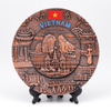 Factory Custom Design 3D Countries City Souvenir Decorative Metal Souvenir Plate