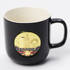 Custom Metal Engraved Logo Souvenir Gifts Ceramic Coffee Mug Cup