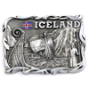 Customised Made Zinc Alloy Iceland Viking Souvenir Metal Fridge Magnet