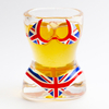 Customized Logo London Souvenir Women Bikini Sexy Glass Shot Glasses