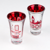 Customized Logo Beach Island Souvenir Decorative Electroplating Wine Shot Glass