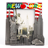 Custom Design Zinc Alloy Decorative Luxury New York Souvenir Metal Picture Photo Frame