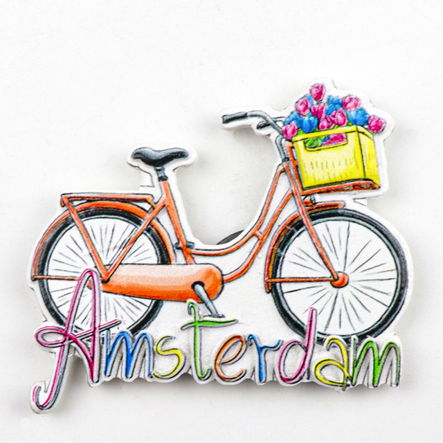 Customised Made 3d Resin Magnet Holland Souvenirs Polyresin Refrigerator Magnet for Fridge