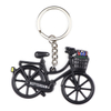 Custom Logo 3d Bicycle Bike Shaped Keychain Travel Souvenir Metal Key Chain